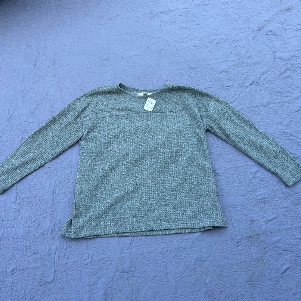 French Laundry Gray Sweater Classic Crewneck